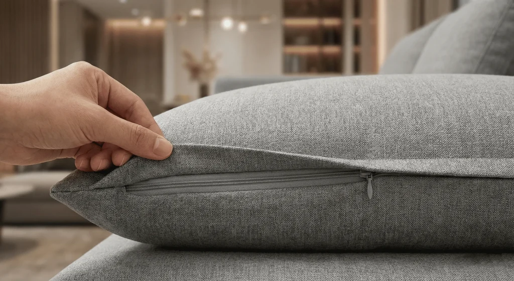 Hidden Zipper Sofa: Rahasia Jahitan Rapi Kursi Tamu Premium