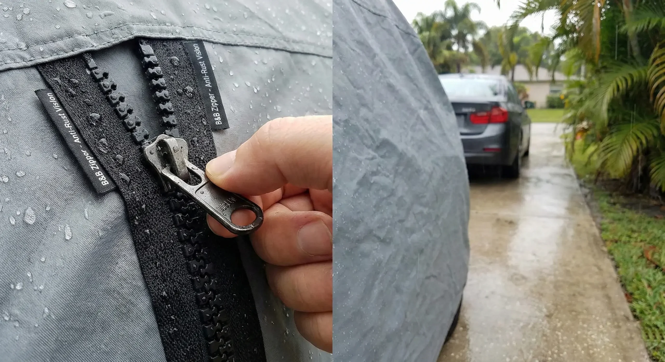 Zipper Vislon Anti Karat: Solusi Terbaik Cover Mobil Outdoor