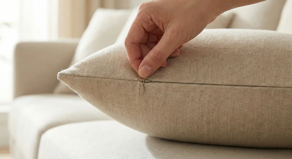 Resleting invisible bantal