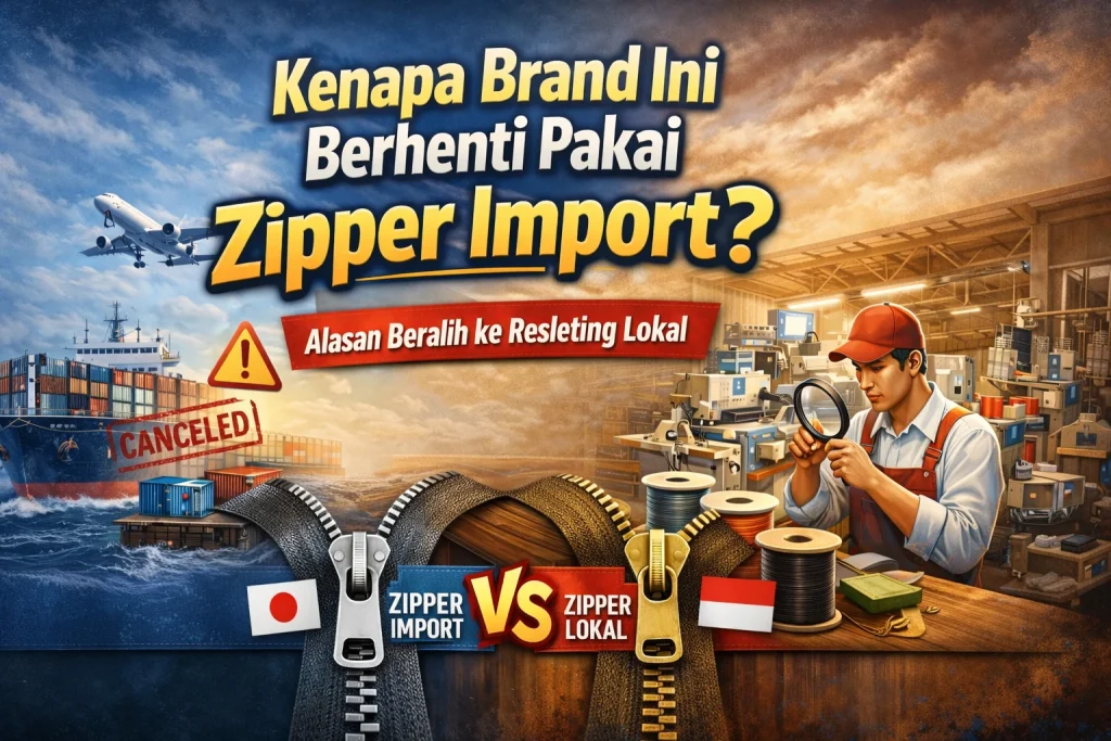Kenapa Brand Berhenti Pakai Zipper Import? Ini Alasannya