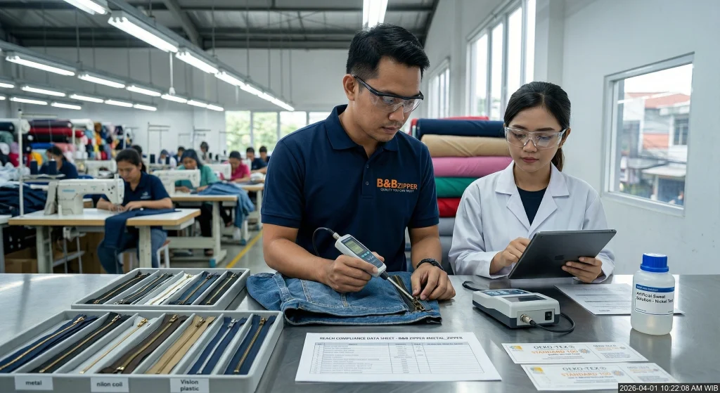 Regulasi REACH zipper