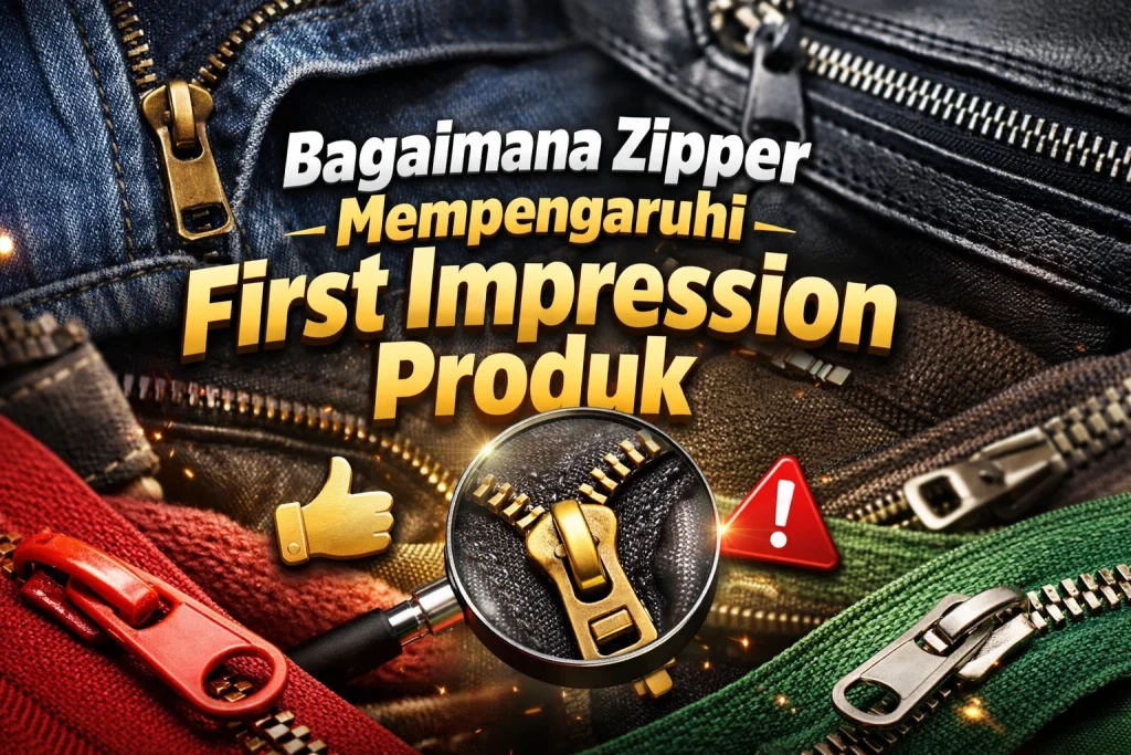 Rahasia Zipper: Kunci First Impression Produk Anda