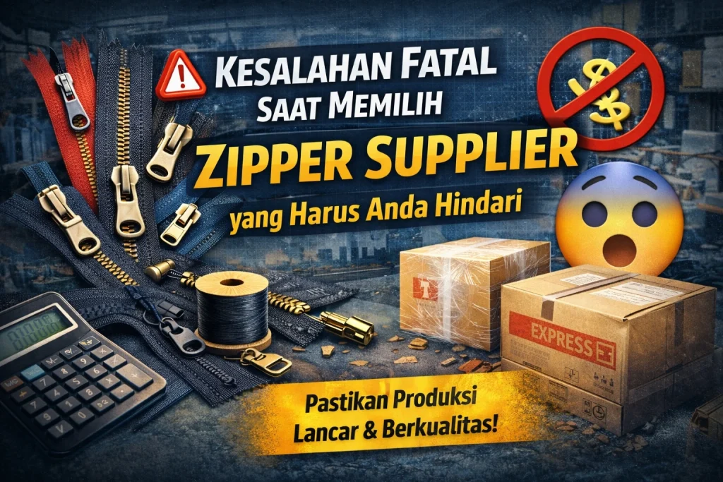 7 Kesalahan Fatal Memilih Supplier Zipper