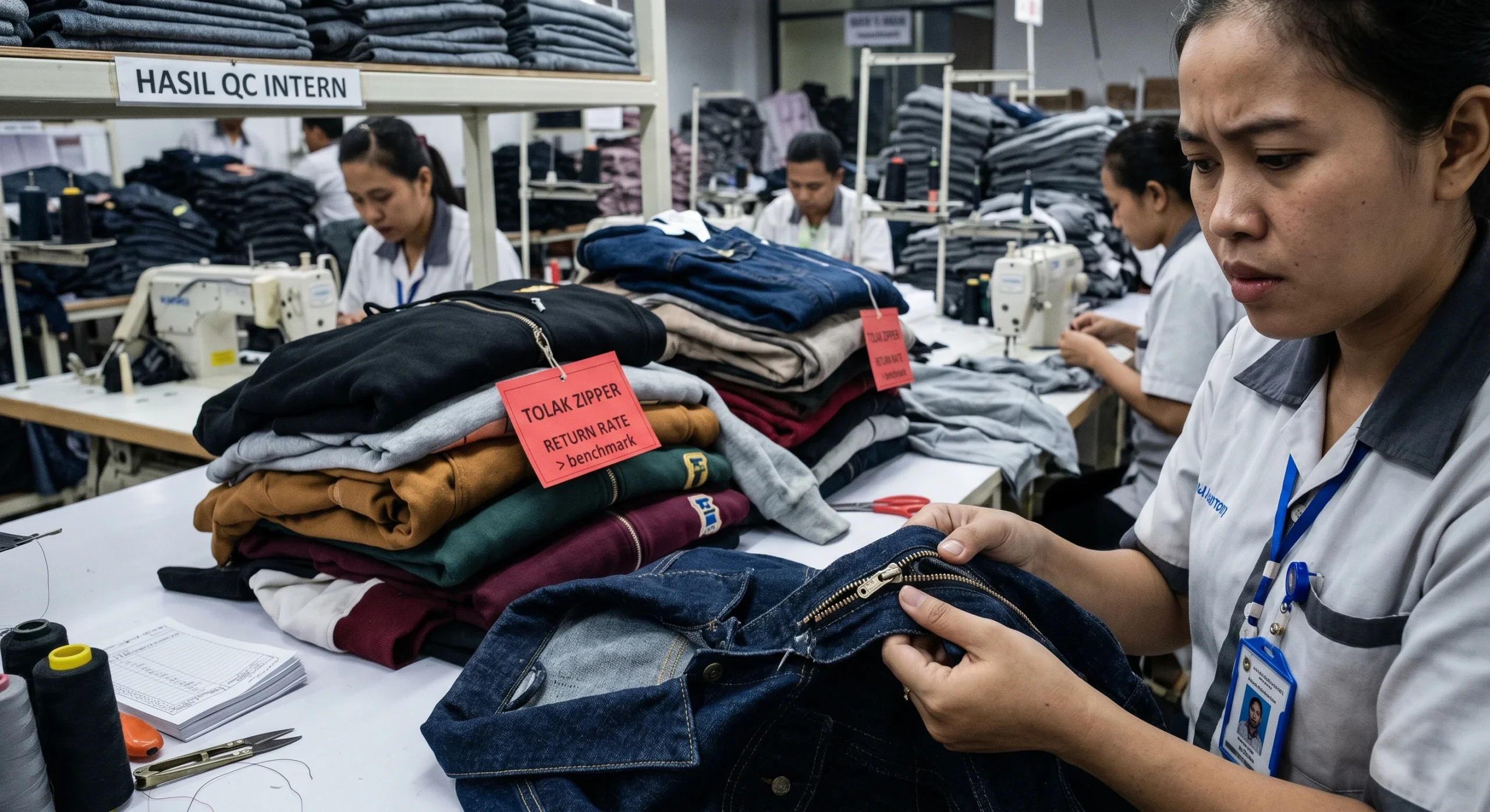 Return Rate Cacat Zipper Garmen: Benchmark & Kalkulasi