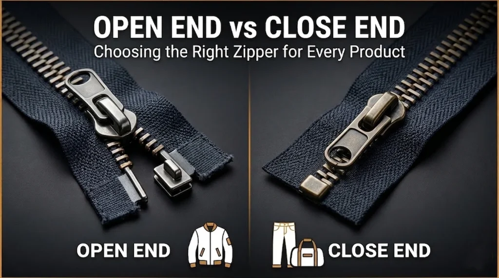 zipper open end close end perbedaan — panduan memilih tipe yang tepat untuk setiap jenis produk garmen dan aksesoris