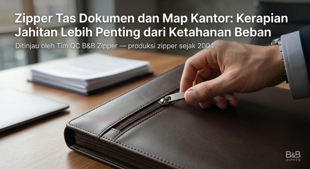 zipper tas dokumen dan map kantor rapi profesional